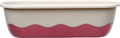 Plastia samooskrbni zaboj Mareta - slonokoščena luč + burgundska barva 60 cm