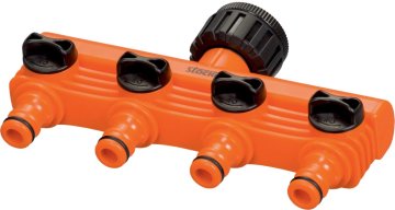 Stocker Priključki za pipo s štiripotnim ventilom 1/2" 3/4" Priključek z evroobeskom