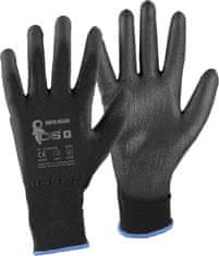 CXS Delno mokre najlonske rokavice z evrskim trakom - Brita velikost 8 - 1 par