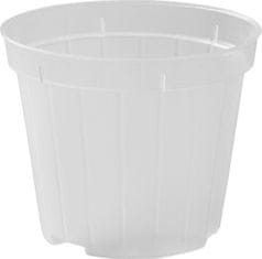 Cvetlični lonček - posoda za orhideje - 8 cm, 0,22 l, prozoren