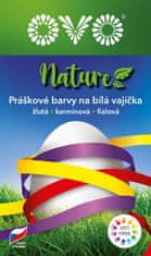 OVO NATURE 3 BARVE, RUMENA, ŠKRLATNA, VIJOLIČNA