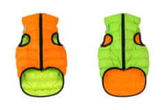 Airyvest Zelo topla in lahka dvostranska oblačila za pse , modna in funkcionalna oblika, Oranžna XS22