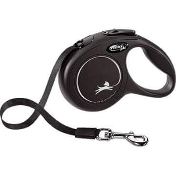 Flexi Pas Classic NEW XS 3 m črn 12 kg