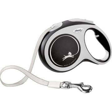 Flexi Pas New Comfort L 5 m črn 60 kg