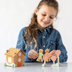 Petit collage 3D sestavljanka medenjakove hiše