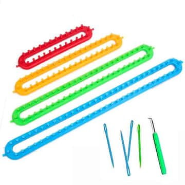 Netscroll Set za pletenje, ustvarjajte unikatne modne dodatke, idealen za sprostitev brez ekranov, odkrijte nov hobi z ročnim delom, komplet za izdelavo šalov, ideja za darilo, darila, ScarfKit