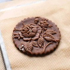Netscroll Lesen model za piškote v obliki tradicionalne vrtnice, CookieMold