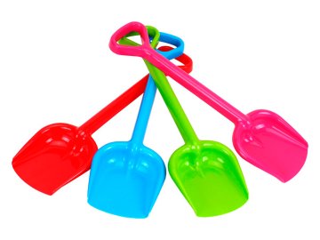 zajemalka 50 cm - mešanica barv (rdeča, modra, zelena, roza)