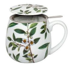 Mugshop Vrč s cedilom - Moj najljubši čaj Zeleni 420 ml