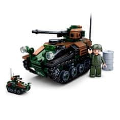 Sluban Model Bricks M38-B0750 Wiesel AWC 2in1 Small Tank