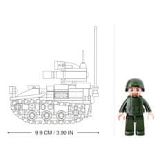 Sluban Model Bricks M38-B0750 Wiesel AWC 2in1 Small Tank