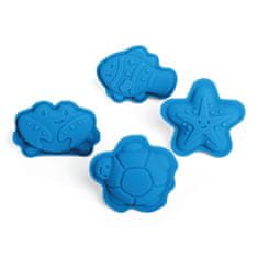 Bigjigs Toys Silikonski kalupi Modri ocean