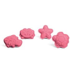 Bigjigs Toys Silikonski kalupi roza Coral