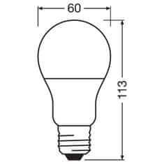 Osram 5x LED žarnica E27 A60 8,5W = 60W 806lm 2700K Toplo bela 300°