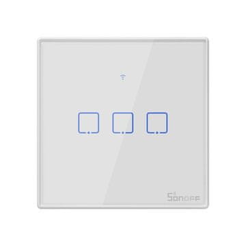 Sonoff Svetlobno stikalo na dotik WiFi + RF 433 T2 EU TX (3-kanalno)