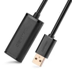 Ugreen US121 USB 2.0 podaljšek, aktivni, 20 m (črn)
