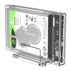 Orico 2,5-palčno zunanje ohišje za trdi disk s stojalom, USB-C 3.1 + kabel (USB 3.0 na USB-C)