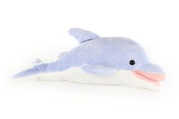 Plišasti delfin svetlo modre barve