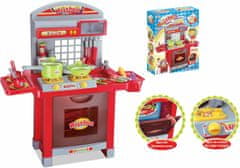 G21 Otroška kuhinjska igrača Superior z dodatki rdeča