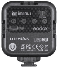 Godox LED6R Litemons RBG LED luč (z vgrajeno baterijo)