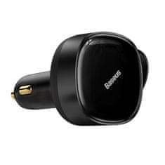 BASEUS Enjoyment avtomobilski polnilec s kabli USB-C + Lightning 3A, 30W (črn)