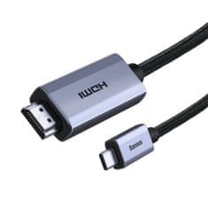 BASEUS Kabel USB-C na HDMI, 4K, 1 m (črn)