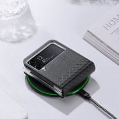 Dux Ducis Bril ovitek za Samsung Galaxy Z Flip 4 5G, črna