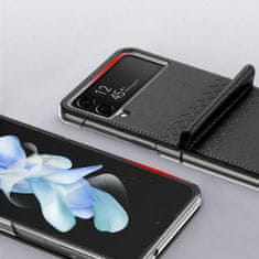 Dux Ducis Bril ovitek za Samsung Galaxy Z Flip 4 5G, črna