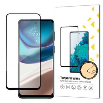 MG Full Glue zaščitno steklo za Motorola Moto G42, črna
