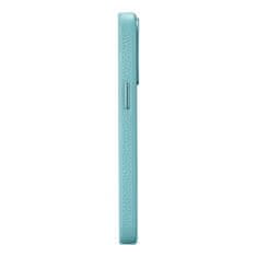 iCARER Usnjen etui za iPhone 14 Pro Max z magnetom MagSafe Litchi Premium Leather Case zelen