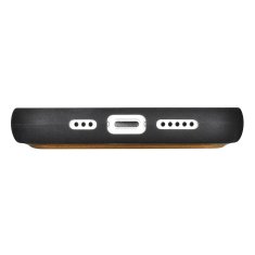 iCARER 2v1 usnjen etui z zaponko iPhone 14 Pro Anti-RFID Oil Wax Wallet Case svetlo rjava