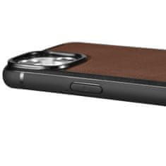 iCARER leather oil wax torbica iz pravega usnja za iphone 14 pro (združljiva z magsafe) rjava (wmi14220718-bn)