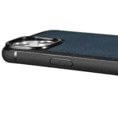iCARER Etui iz naravnega usnja za iPhone 14 Plus Leather Oil Wax temno modra