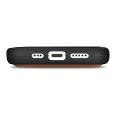 iCARER 2v1 usnjen etui z zaponko iPhone 14 Pro Max Anti-RFID Wallet Case rjava