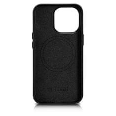 iCARER case leather cover genuine leather case za iphone 14 pro črn (wmi14220706-bk) (združljiv z magsafe)