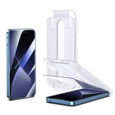Joyroom easy fit full screen kaljeno steklo z montažnim stojalom za iphone 14 pro max (6,7&quot;) (jr-dh12)