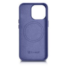iCARER case leather cover, torbica iz pravega usnja za iphone 14 pro, svetlo vijolična (wmi14220706-lp) (združljivo z magsafe)