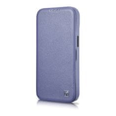 iCARER Usnjen etui za iPhone 14 Pro Max z magnetnim zapiranjem MagSafe CE Premium Leather svetlo vijoličen