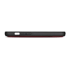 iCARER 2v1 usnjen etui z zaponko iPhone 14 Pro Max Anti-RFID Wallet Case rdeč