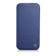 iCARER Usnjen etui za iPhone 14 Pro Max z magnetnim zapiranjem MagSafe CE Premium Leather modra