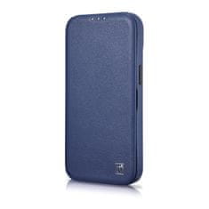 iCARER Usnjen etui za iPhone 14 Pro Max z magnetnim zapiranjem MagSafe CE Premium Leather modra