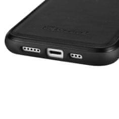 iCARER leather oil wax torbica iz pravega usnja za iphone 14 pro (združljiva z magsafe) črna (wmi14220718-bk)
