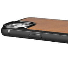 iCARER Etui iz naravnega usnja za iPhone 14 Plus Leather Oil Wax svetlo rjava