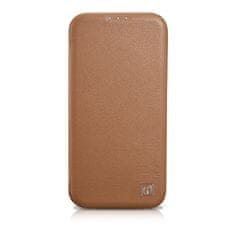 iCARER Usnjen etui za iPhone 14 Pro z magnetnim zapiranjem MagSafe CE Premium Leather svetlo rjava