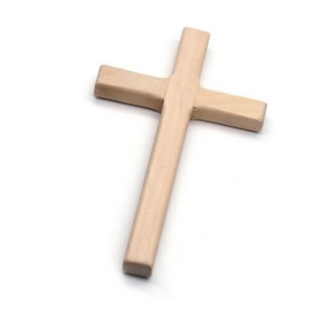 Lesen križ 12 cm svetel