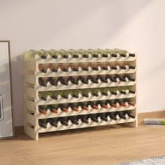 Vidaxl Stojalo za vino 101x29x68 cm trdna borovina