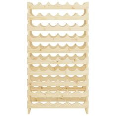 Vidaxl Stojalo za vino 65x29x112 cm trdna borovina