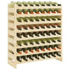Vidaxl Stojalo za vino 83x29x90 cm trdna borovina