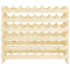 Vidaxl Stojalo za vino 83x29x68 cm trdna borovina