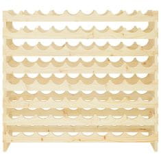 Vidaxl Stojalo za vino 101x29x90 cm trdna borovina
